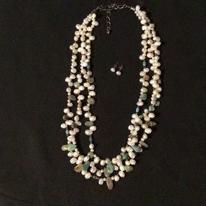 Pearls & Turquoise